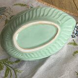 Almond green ceramic swan