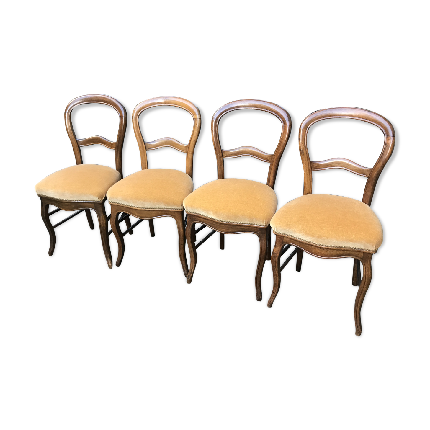 Four Louis Philippe chairs