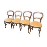 Four Louis Philippe chairs