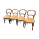 Quatre chaises Louis Philippe
