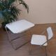 Table Platone et chaise Plia blanches – Anonima Castelli