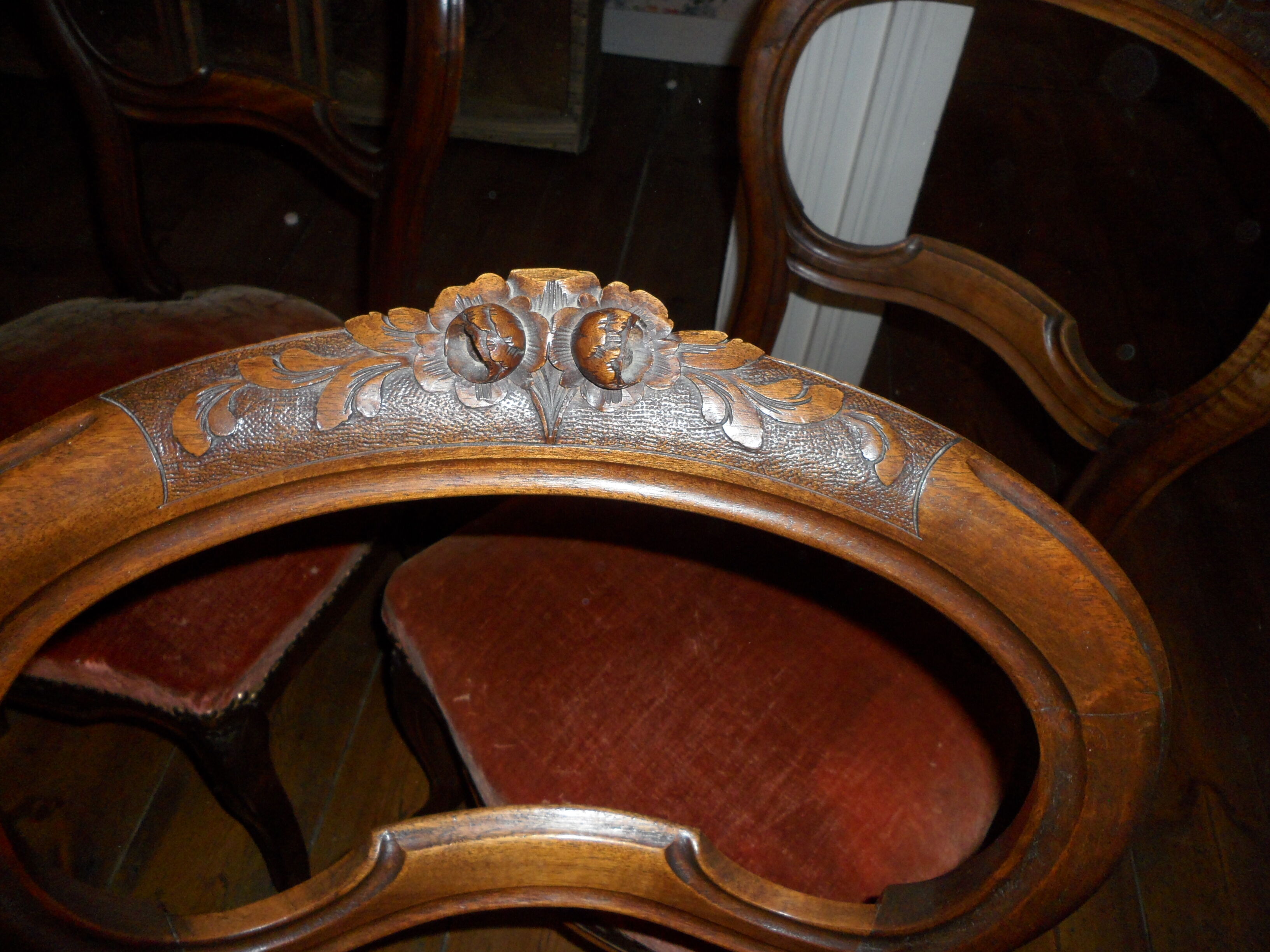 4 Louis Philippe chairs