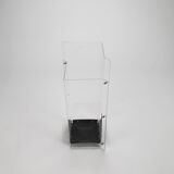 Vintage Plexiglass and Rubber Umbrella Stand, 1970s