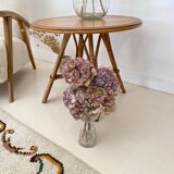 Floral wool carpet
