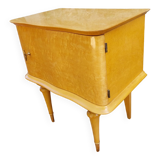 Wooden bedside table