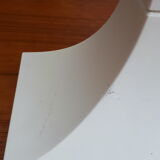 70's white and orange Prisunic Tabouret