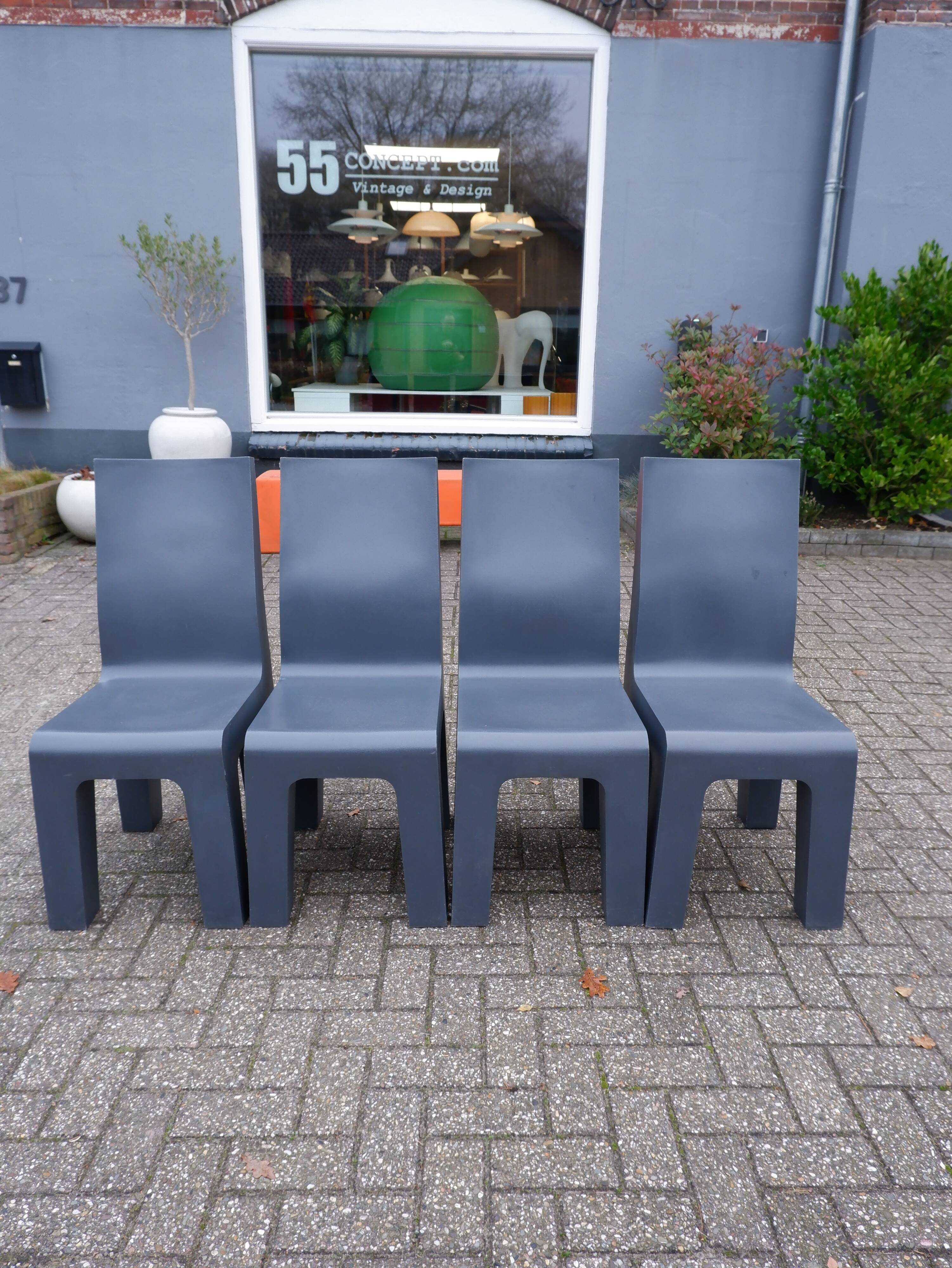 4 Richard Hutten Museum chairs, 1990s