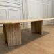 Travertine coffee table, Italy, 1980s