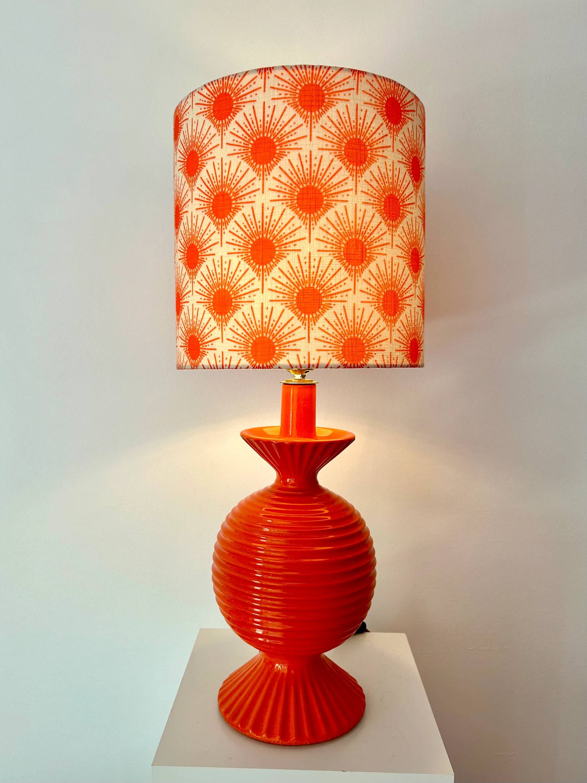 Lampe en céramique pop art – rare original des années 60/70