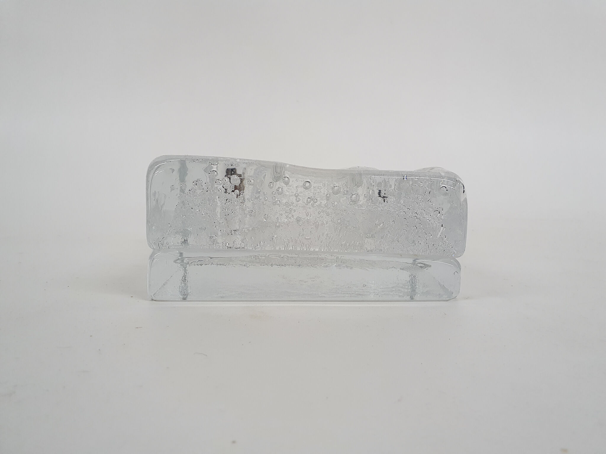 Glass ashtray or bowl, Italy 1980's