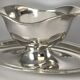 Saucière en métal argenté christofle modèle perle
