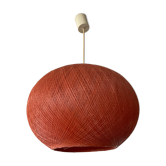 Vintage pendant lamp nylon thread ball 60s-70s