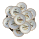 11 vintage Limoges porcelain fish plates