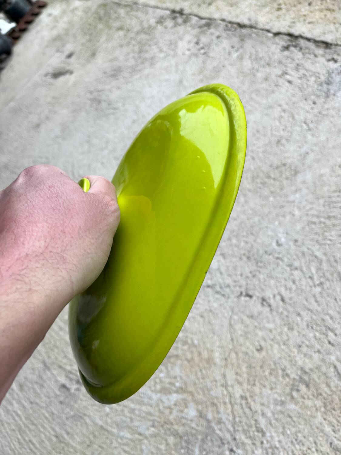 Vintage cocotte le creuset Mama 25 par enzo mari