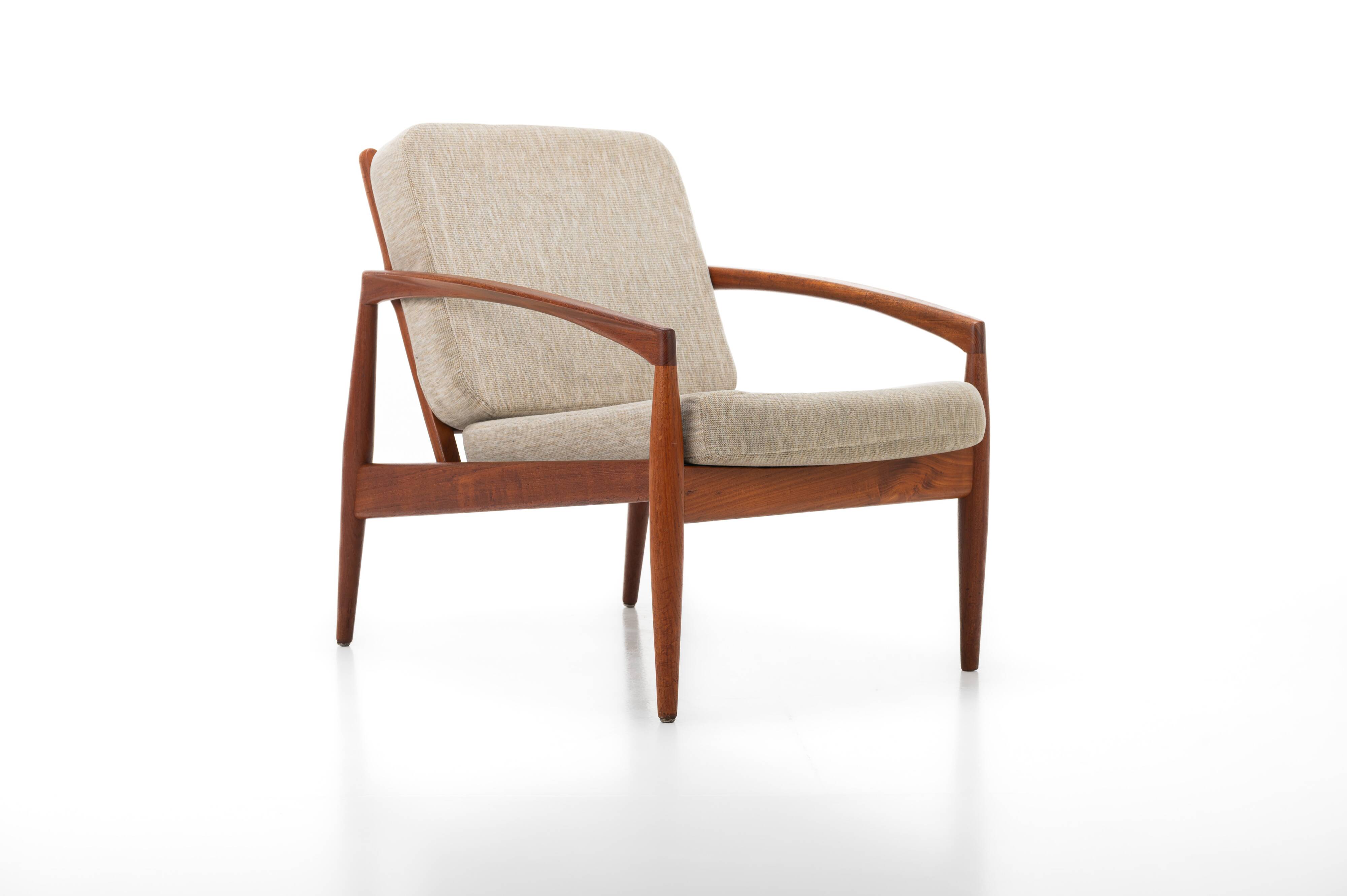 Model 121 Paper knife easy chair by Kai Kristiansen for Magnus Olesen, Denm