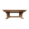 Renaissance style desk table in solid chene XX century