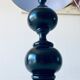 Vintage turned wooden lamp