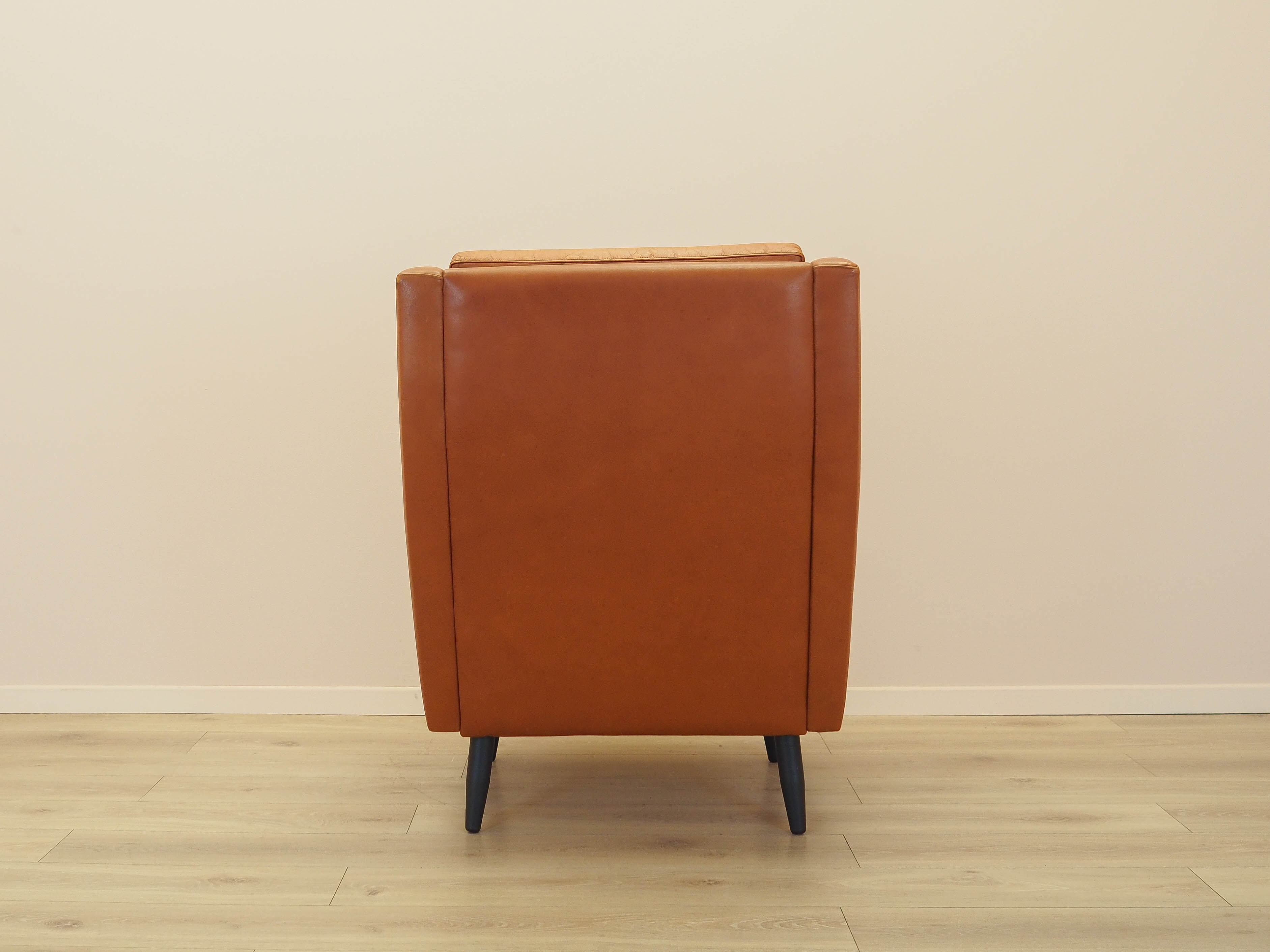 Orange armchair, Danish design, 1970s, made in Denmark
