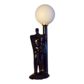 Lampe 1980 homme en céramique