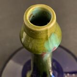 Vase soliflore en céramique française vernissée, 1920