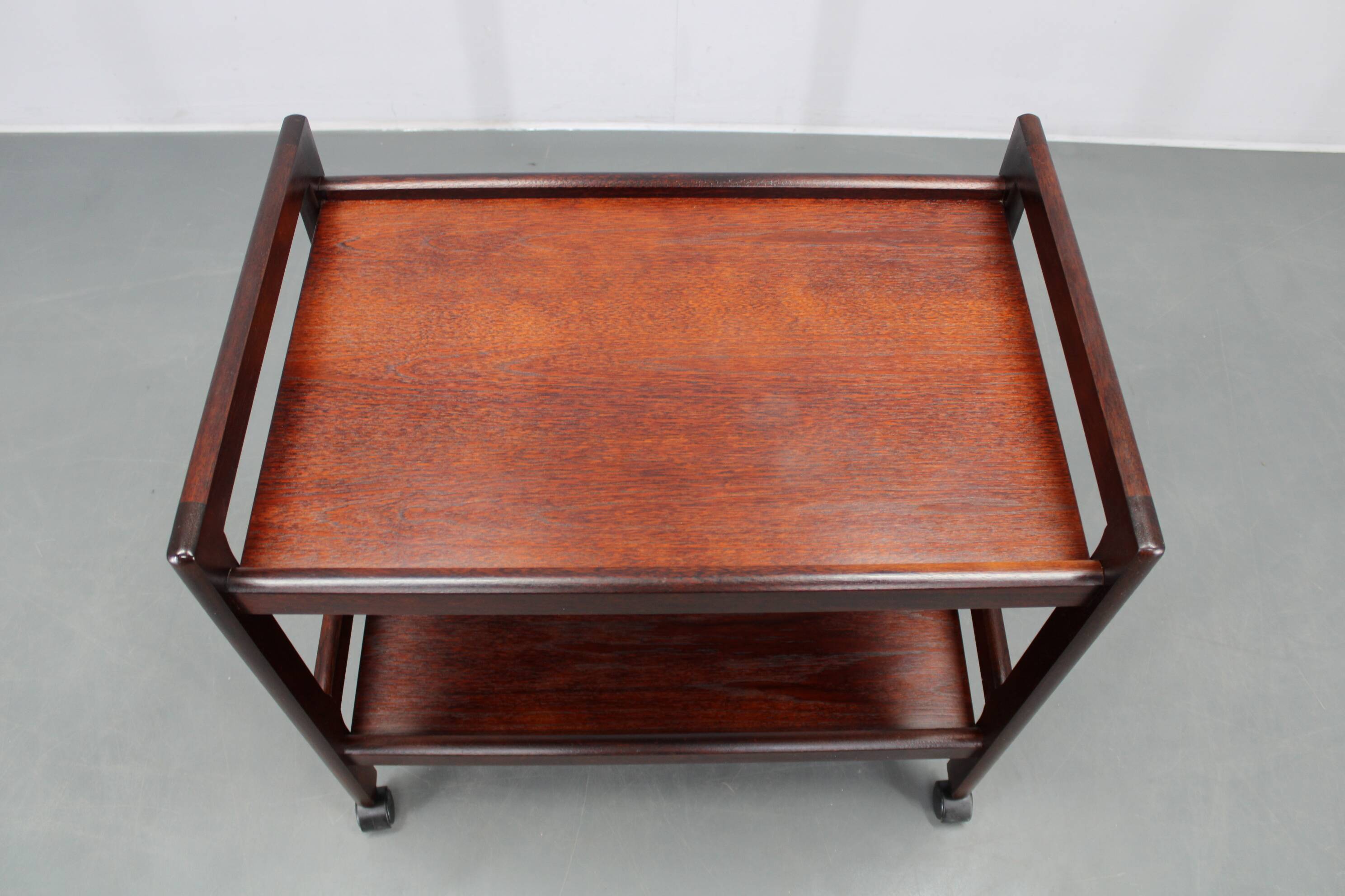 1970s Scandinavian teak serving cart by Brdr Furbo Spøttrup