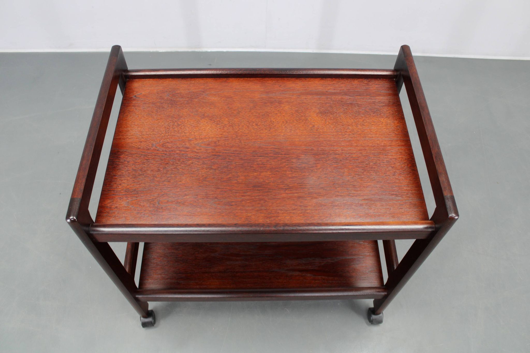 1970s Scandinavian teak serving cart by Brdr Furbo Spøttrup