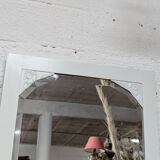 Large beveled art deco mirror
