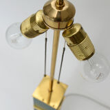 Broad hollywood regency table lamp, 1970s