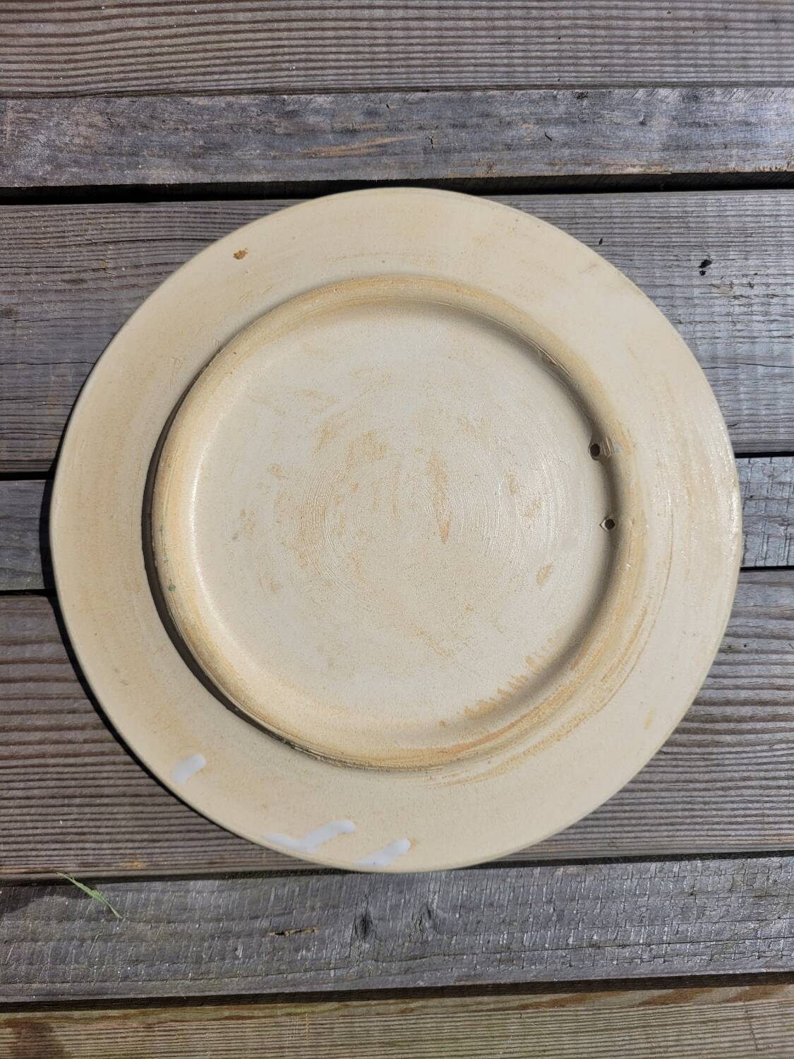 Assiette orientale émaillée