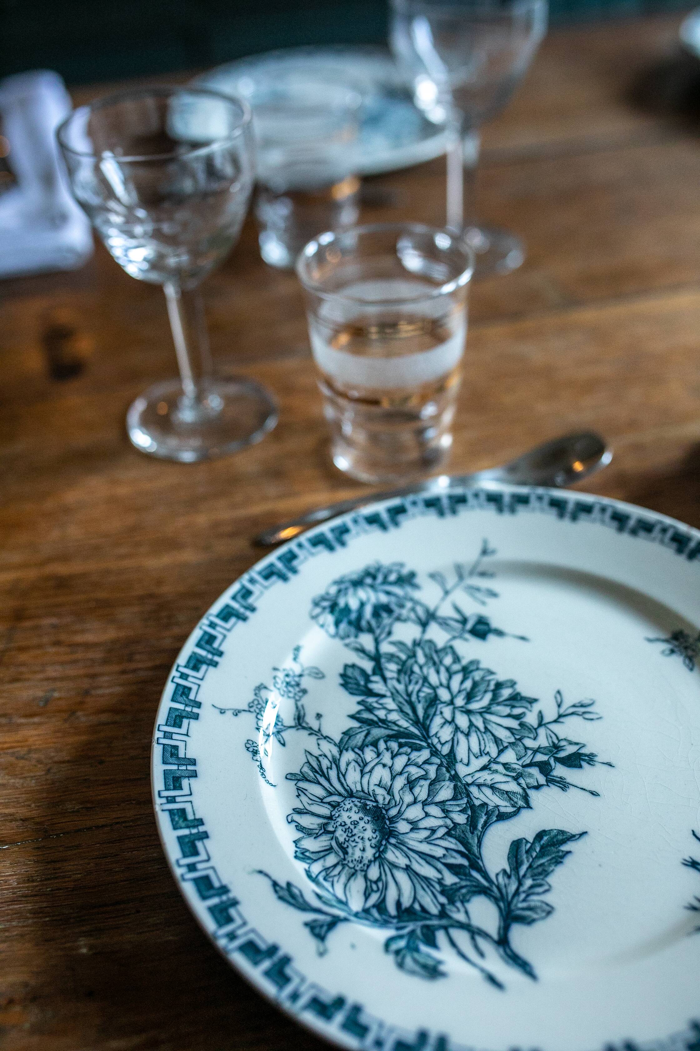 Les 6 assiettes sarreguemines