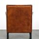 Sleek sheepskin Art Deco design armchair with beautiful details