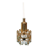 Vintage Palwa suspensions in brass & crystal