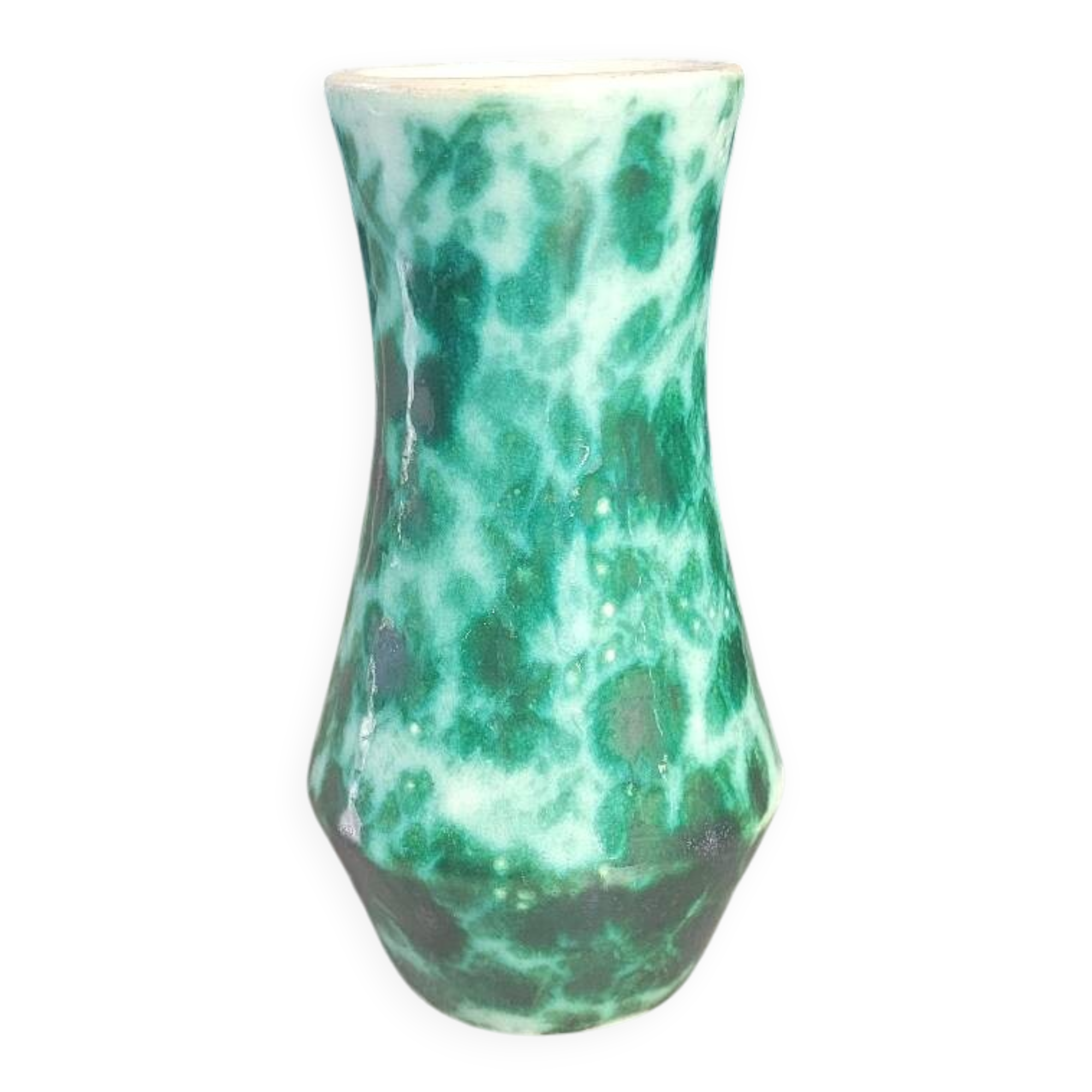 Small glazed ceramic vase