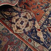 Handmade Antique Persian Tabriz Rug- 141x198cm