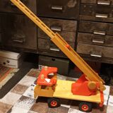 Solid wood ladder truck