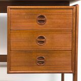 Teak Desk with 3 Drawers from GV Møbler, 1960s