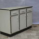 Low kitchen furniture formica ivory color