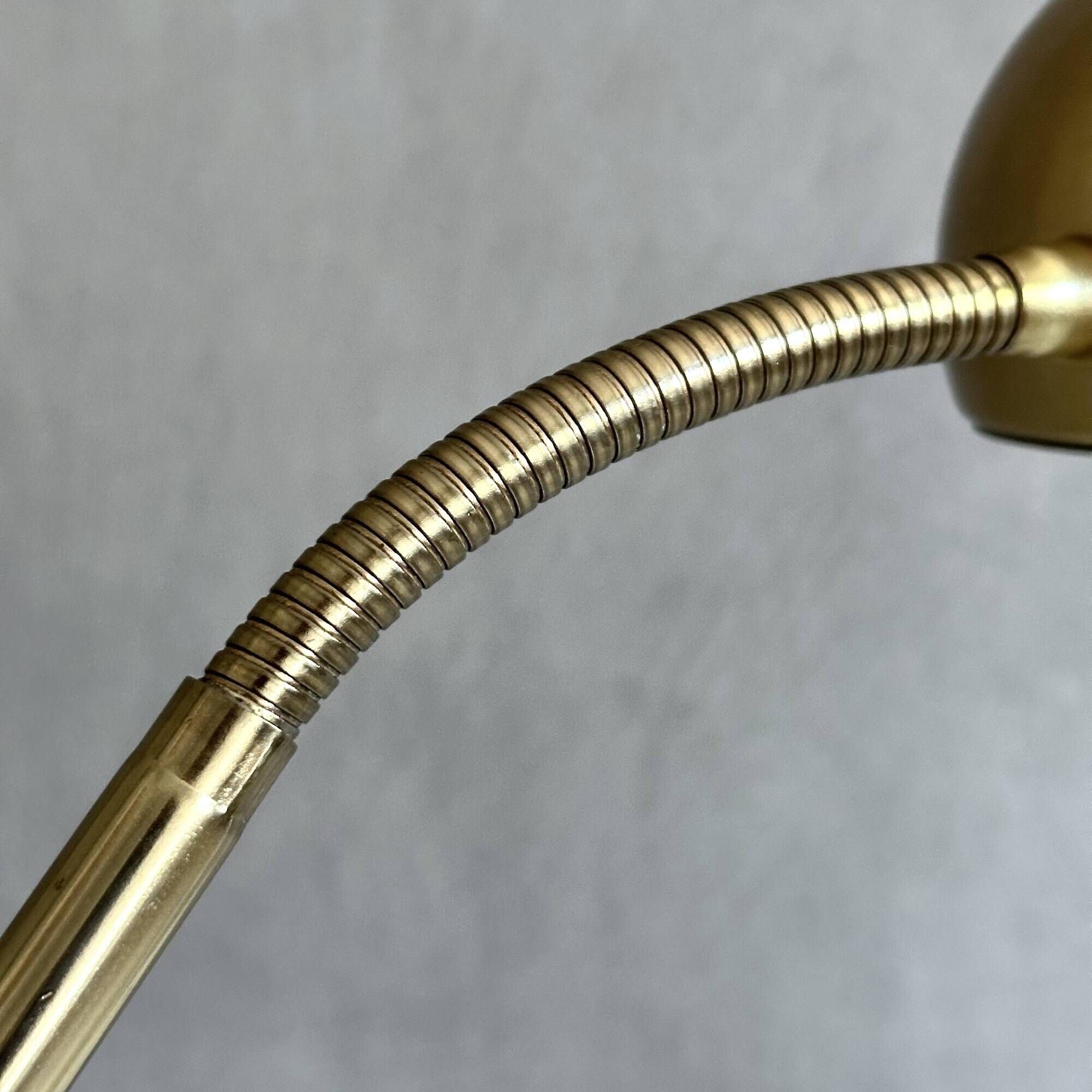 Vintage Hustadt Table Lamp – Brass Globe Lamp | Reading Lamp | Spot Lamp