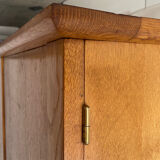 Vintage cupboard with compass feet
