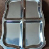 Metal compartments plateau