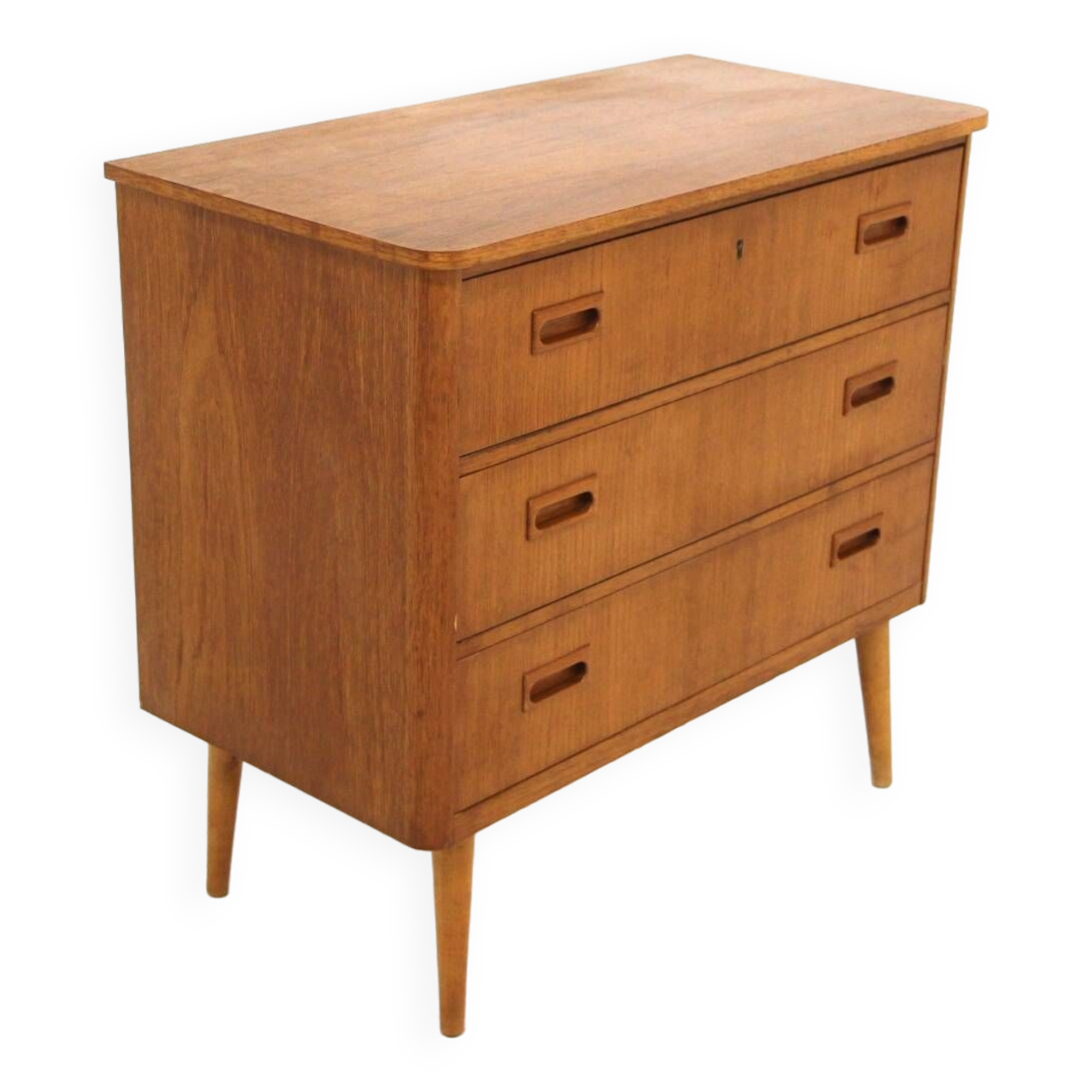 Scandinavian teak chest of drawers, Sweden, 1950
