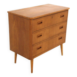Scandinavian teak chest of drawers, Sweden, 1950