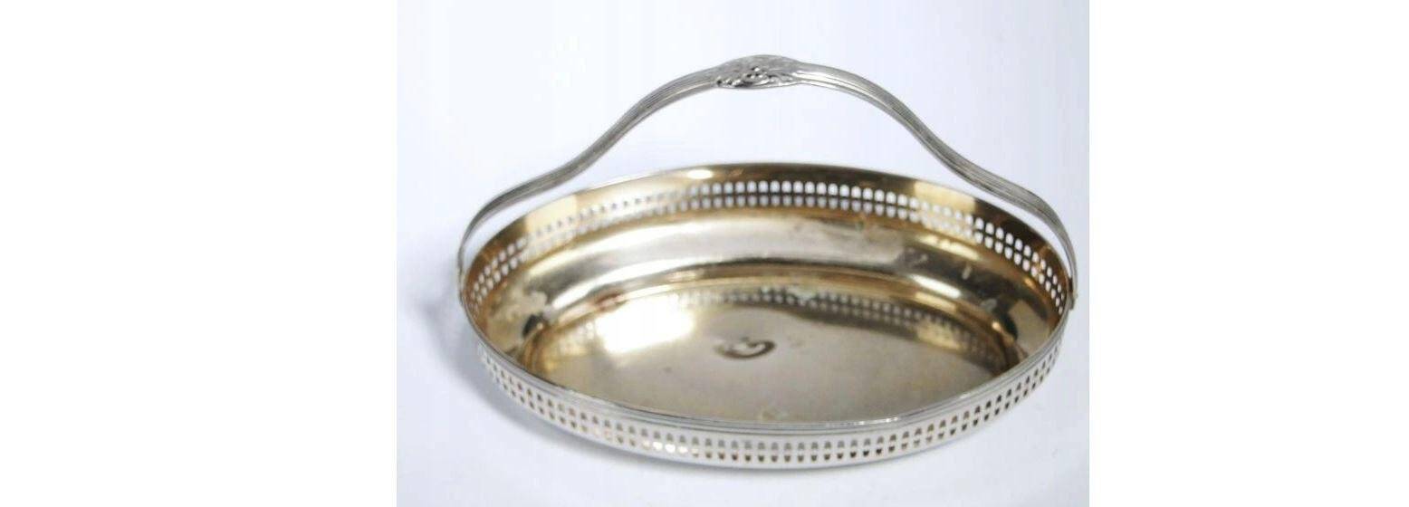 Art Deco platter in chrome plating from WMF, Germany, 1930s