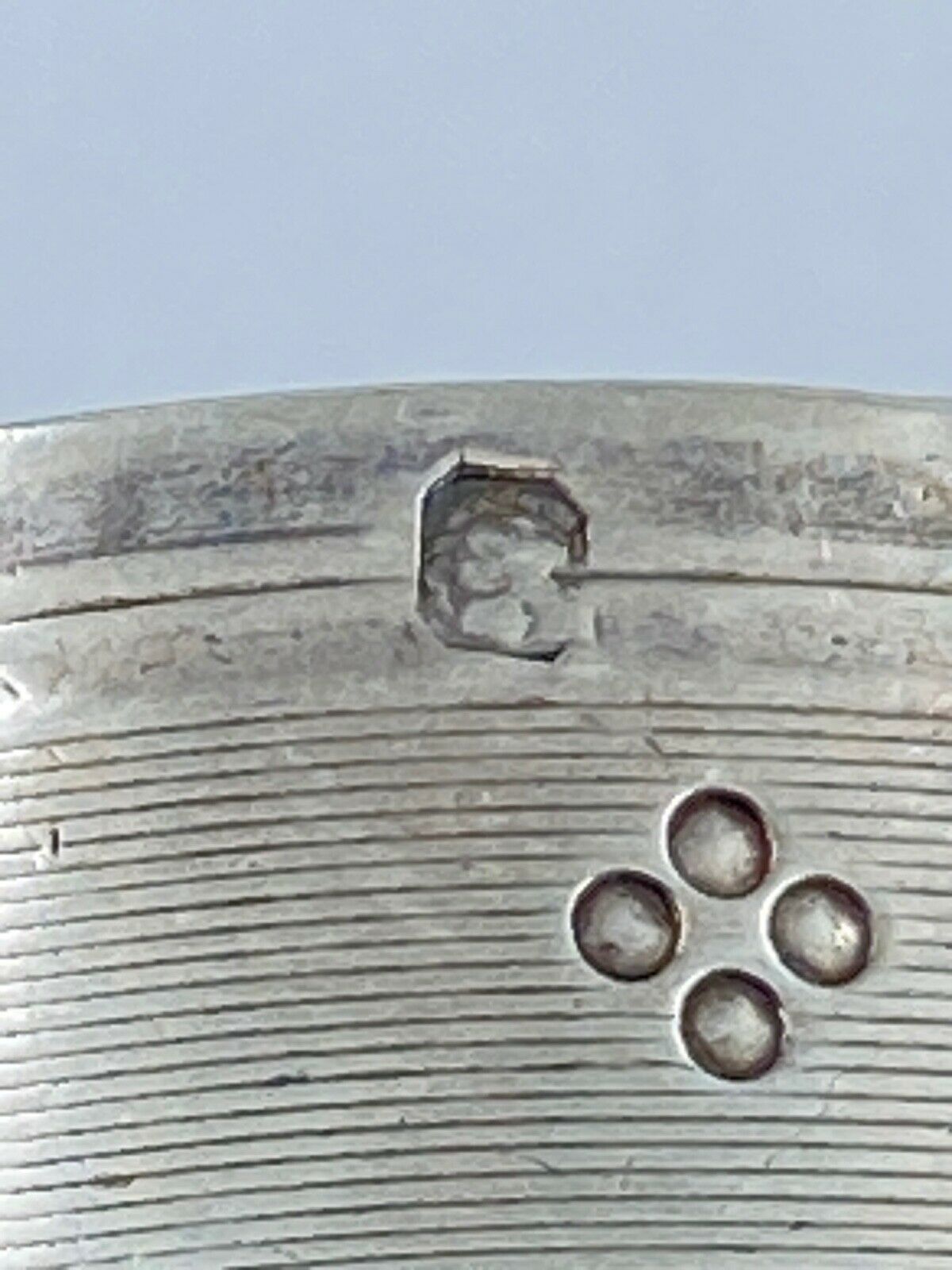 Two rounds of fine nineteenth silver towels louis xvi minerve style