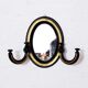 Very rare mirror Napoleon III with jewelry wear hooks  16x22cm