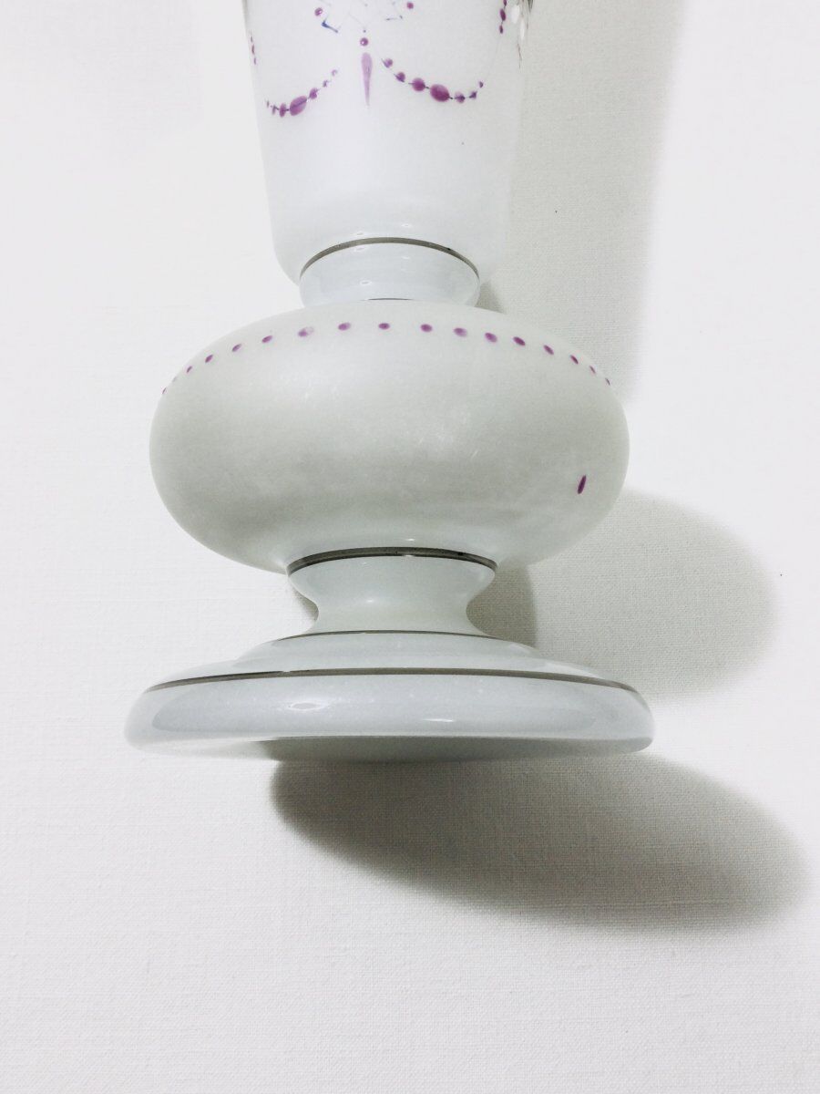 Pair of Vases In Opaline Napoleon III