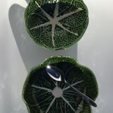 2 bowls slurry cabbage
