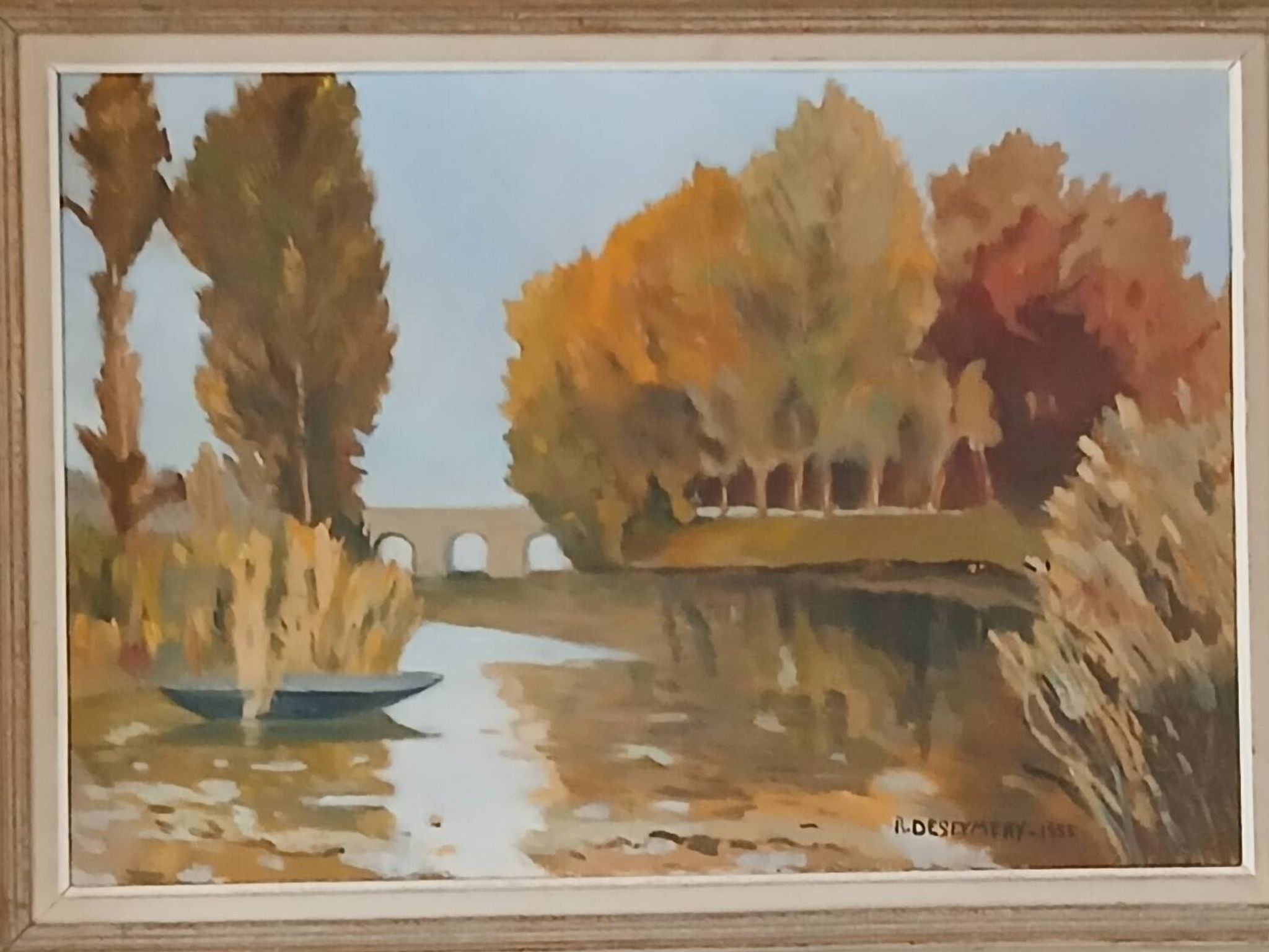 Superb oil on canvas dated 1955