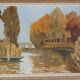 Superb oil on canvas dated 1955