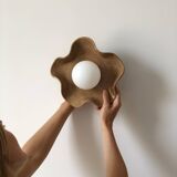 Jelly Ceramic Wall Light - Coconut Square - Chocolate